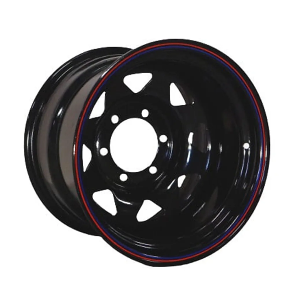 Steel Wheel 15x8J 6x139.7 ET -35 Off-road for Nissan, Mitsubishi, Toyota, Opel, Ford Off-Road Steel Wheel 15x8J 6x139.7 ET-35 CB110 - Nissan, Mitsubishi, Toyota, Opel, Ford - Image 1