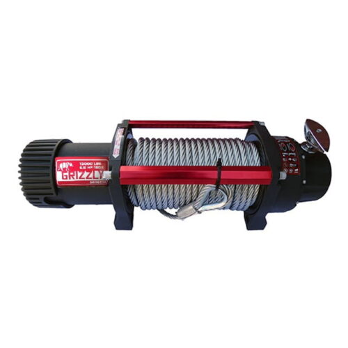 Troliu electric auto 13000lbs (5897kg) grizzly winch cu cablu de otel - imagine 2