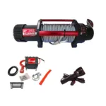 Grizzly Electric Winch 13,000 lbs 12V 150:1 - Steel Cable