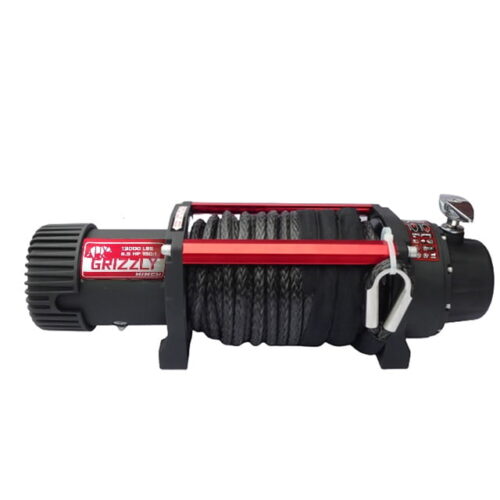 Troliu electric auto 13000lbs (5897kg) grizzly winch cu cablu sintetic - imagine 5