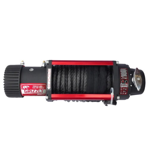 Troliu electric auto 13000lbs (5897kg) grizzly winch cu cablu sintetic - imagine 4