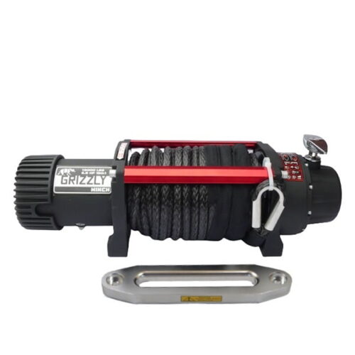 Troliu electric auto 13000lbs (5897kg) grizzly winch cu cablu sintetic - imagine 8