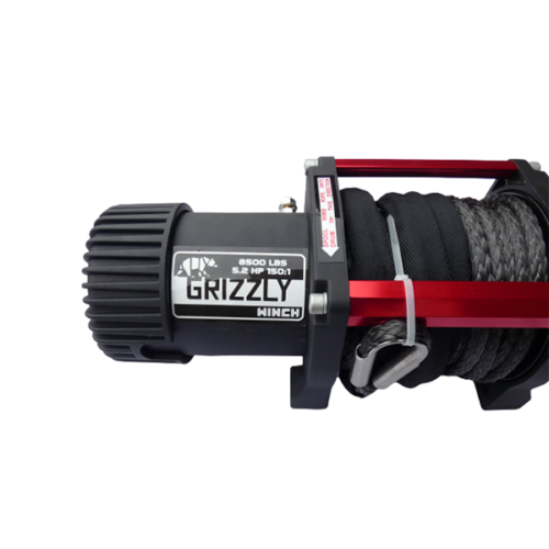 Troliu electric auto 8500lbs (3855kg) grizzly winch cu cablu sintetic - imagine 2