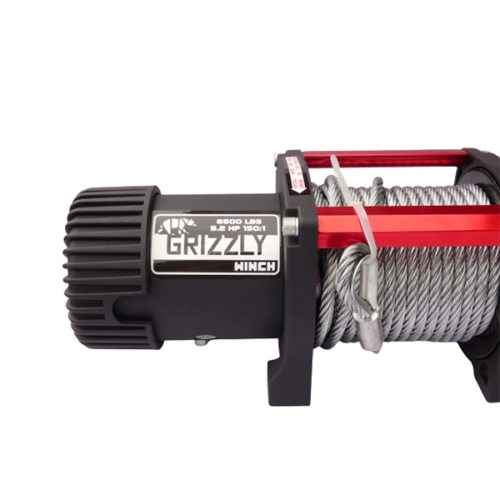 Troliu electric auto 8500lbs (3855kg) grizzly winch cu cablu otel - imagine 4