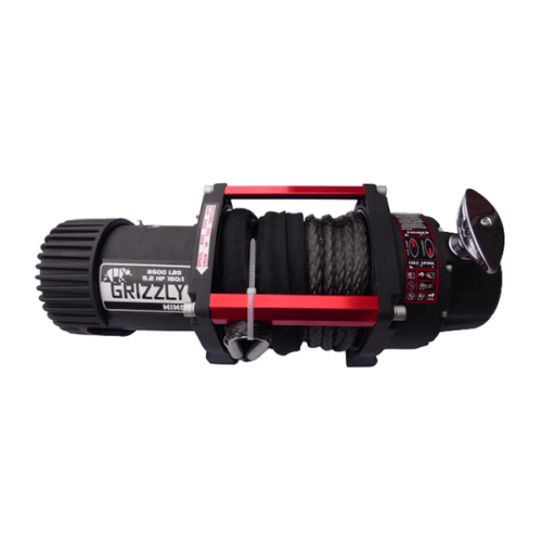 Troliu electric auto 8500lbs (3855kg) grizzly winch cu cablu sintetic - imagine 3