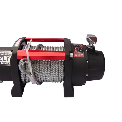 Troliu electric auto 8500lbs (3855kg) grizzly winch cu cablu otel - imagine 5