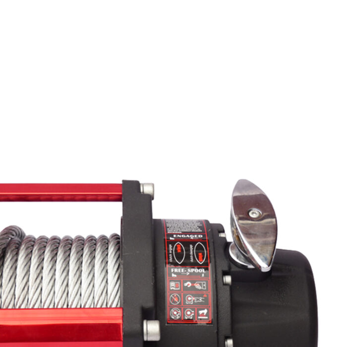 Grizzly Electric Winch 8,500 lbs 12V 150:1 - Steel Cable - Image 7