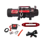 Grizzly Electric Winch 8,500 lbs 12V 150:1 - Synthetic Rope