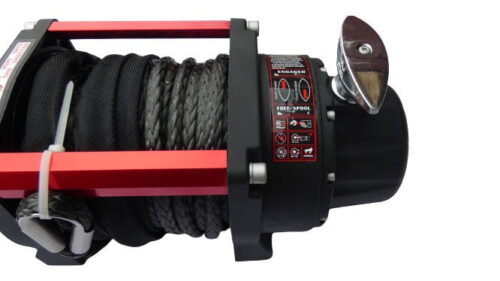 Troliu electric auto 8500lbs (3855kg) grizzly winch cu cablu sintetic - imagine 8