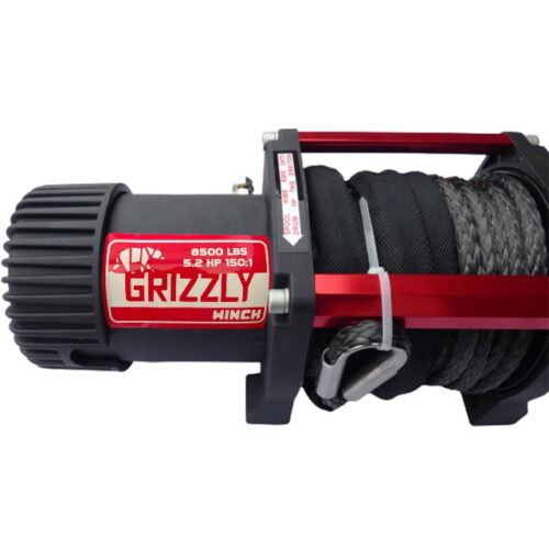 Troliu electric auto 8500lbs (3855kg) grizzly winch cu cablu sintetic - imagine 11