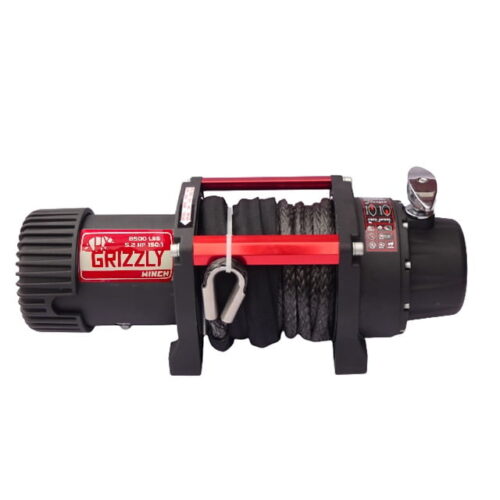 Troliu electric auto 8500lbs (3855kg) grizzly winch cu cablu sintetic - imagine 15