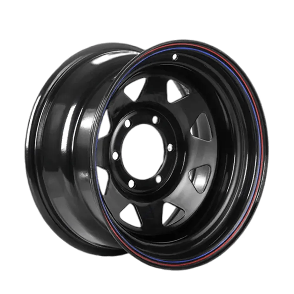 Steel Wheel 16x7 ET +10 6x139.7 CB 67.1 Off-Road for Pajero V60 V80 V90 Off-Road Steel Wheel 16x7J 6x139.7 ET+10 CB67.1 - Pajero V60 V80 V90 - Image 1
