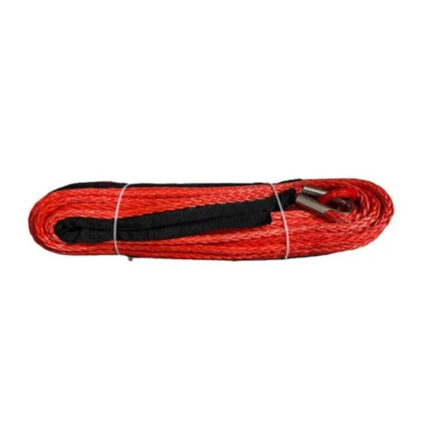 OFM4X4 Synthetic plasma winch rope with hook 12mm x 50m 2