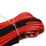 OFM4X4 Synthetic Winch Rope 12mm x 50m with Hook - Red, 10,500 kg - Image 3