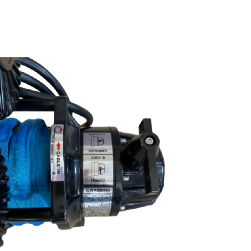 Troliu electric ews auto 10.000lbs (4536kg) grizzly winch twin cu sufa sintetica - imagine 5