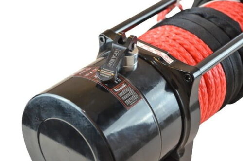 Troliu electric auto 12000lbs (5454kg) grizzly winch cu sufa sintetica si raport de 72.5:1 - imagine 4