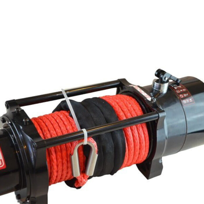 Grizzly Electric Winch 12,000 lbs 12V 72.5:1 - Synthetic Rope - Image 2