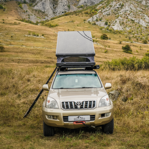 Cort plafon auto Overlander Armor Top cu sky roof 132x210cm - imagine 11