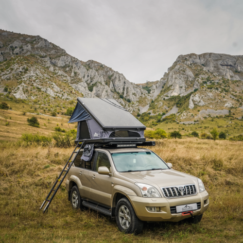 Cort plafon auto Overlander Armor Top cu sky roof 132x210cm - imagine 10