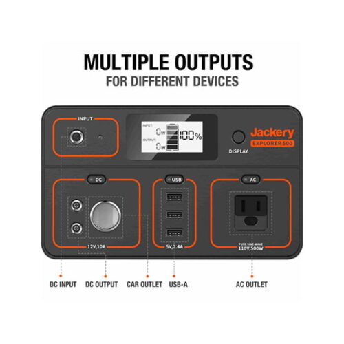 Generator Jackery Explorer 500, Statie Electrica, Power Bank - imagine 4