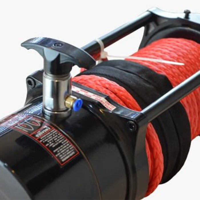 Grizzly Electric Winch 12,000 lbs 12V 72.5:1 - Synthetic Rope & Air Brake - Image 2