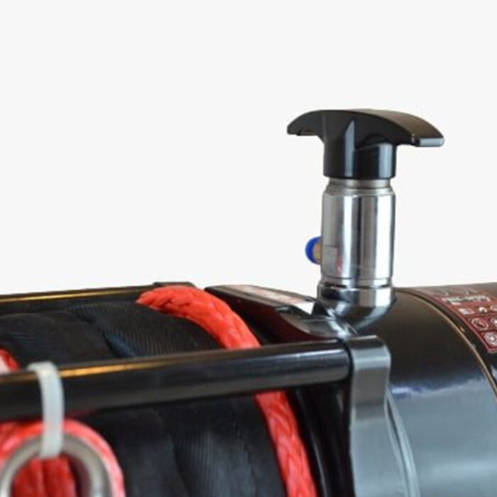 Grizzly Electric Winch 12,000 lbs 12V 72.5:1 - Synthetic Rope & Air Brake - Image 3