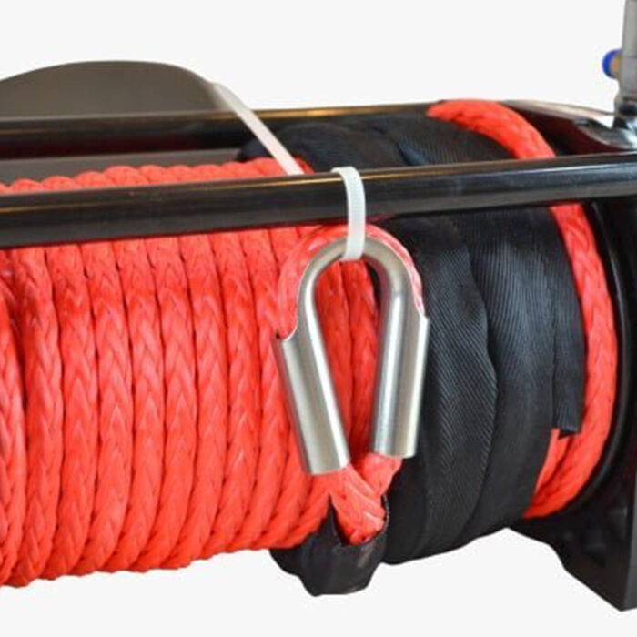 Grizzly Electric Winch 12,000 lbs 12V 72.5:1 - Synthetic Rope & Air Brake - Image 4