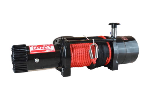 Troliu electric auto 12000lbs (5454kg) grizzly winch cu sufa sintetica raport de 72.5:1 si Frana pe aer