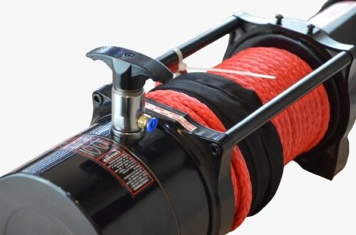 Troliu electric auto 12000lbs (5454kg) grizzly winch cu sufa sintetica raport de 72.5:1 si Frana pe aer - imagine 2