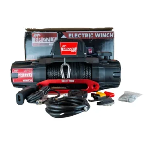 Grizzly Winch Electric 13.500 lbs 150.1 with Synthetic Rope 1