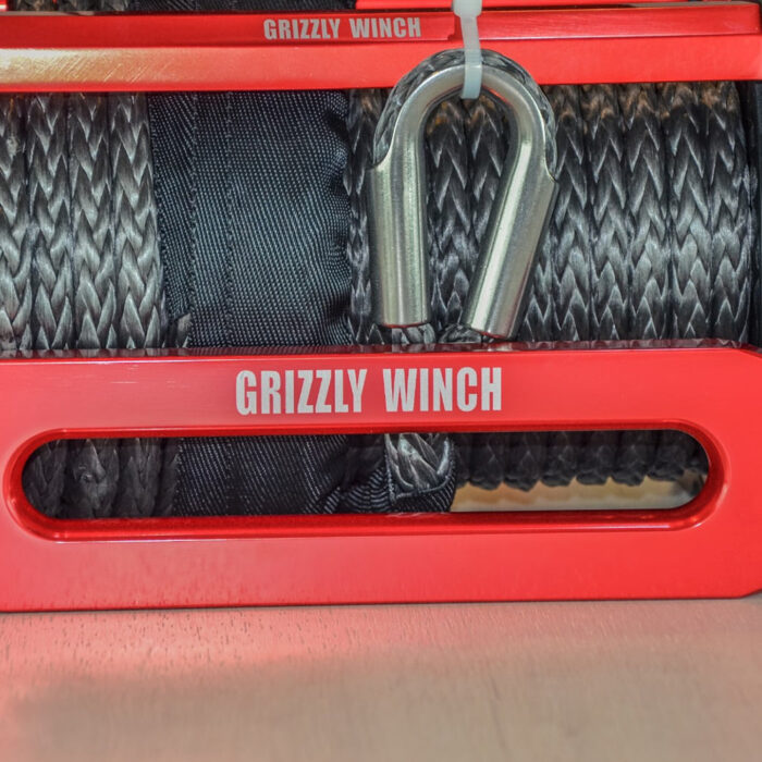 Grizzly Electric Winch 13,000 lbs 12V 180:1 - Synthetic Rope - Image 7