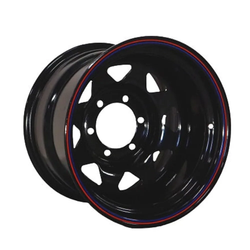 Steel Wheel 16x7J 6×139.7 ET -25 Off-Road for Nissan, Mitsubishi, Opel, Toyota, Ford Off-Road Steel Wheel 16x7J 6x139.7 ET-25 CB110 - Nissan, Mitsubishi, Opel, Toyota, Ford - Image 1