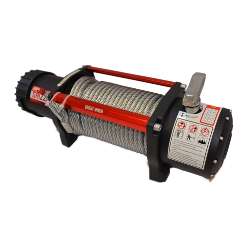 Troliu electric auto 13000lbs 180:1 Grizzly Winch cablu de oțel - imagine 3