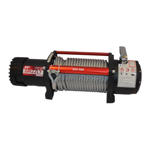 Troliu electric auto 13000lbs 180:1 Grizzly Winch cablu de oțel - imagine 4