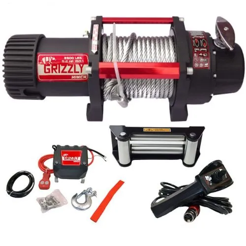 Troliu electric auto 8500lbs (3855kg) grizzly winch cu cablu otel